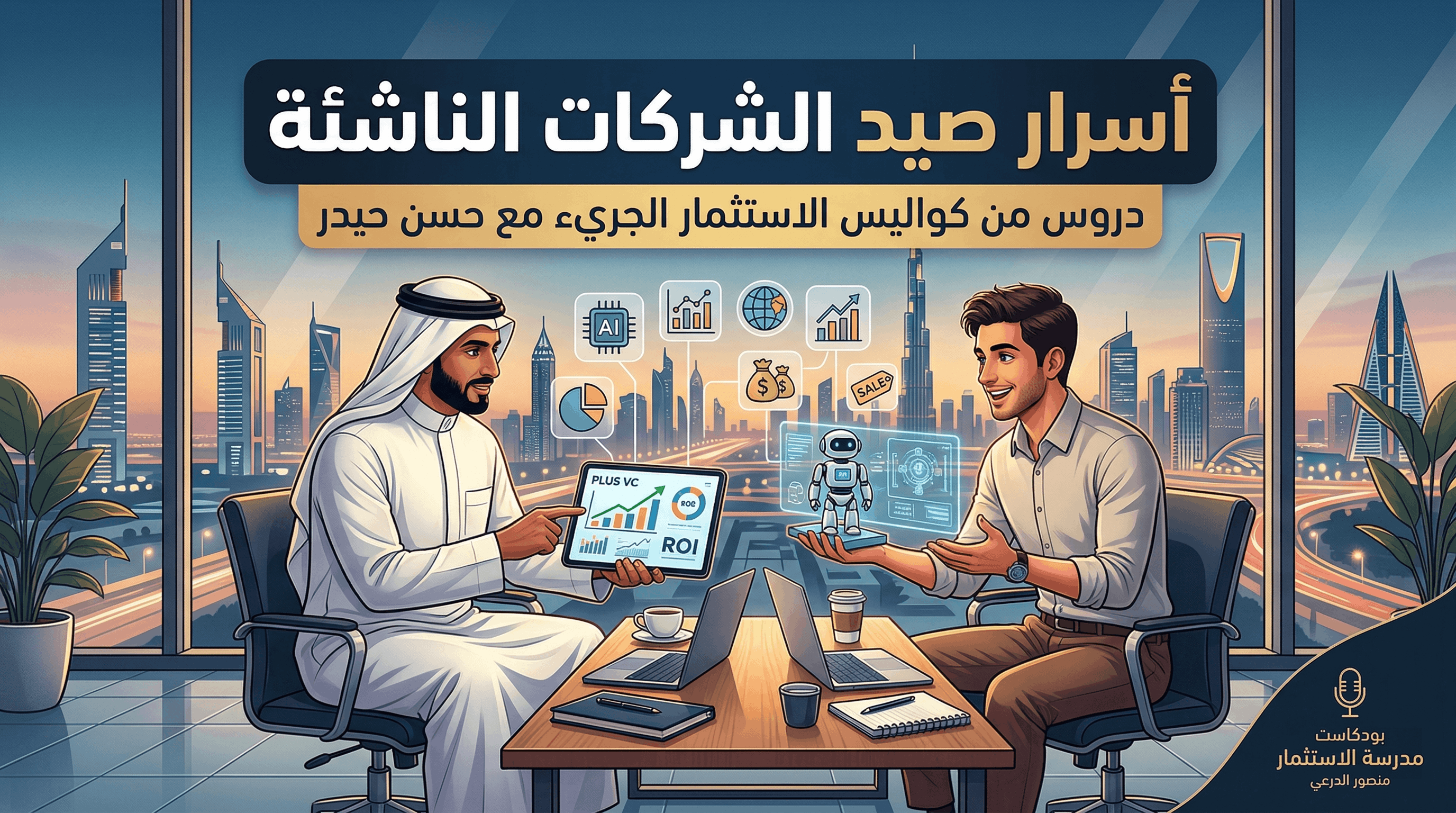 أسرار صيد الشركات الناشئة: دروس من كواليس الاستثمار الجريء مع حسن حيدر